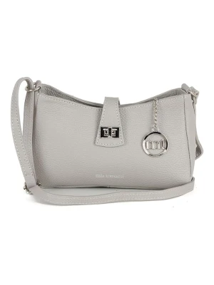 Mia Tomazzi Skórzana torebka "Cuneo" w kolorze szarym - 23 x 13 x 7 cm rozmiar: onesize