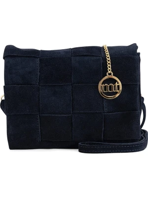 Mia Tomazzi Skórzana torebka "Empoli" w kolorze granatowym - 23 x 17 x 5 cm rozmiar: onesize