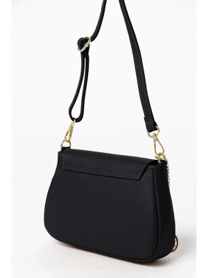 Mia Tomazzi Skórzana torebka "Evaristo" w kolorze czarnym - 23 x 16 x 6 cm rozmiar: onesize