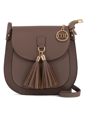 Mia Tomazzi Skórzana torebka "Farsaglia" w kolorze brązowym - 21 x 23 x 8 cm rozmiar: onesize