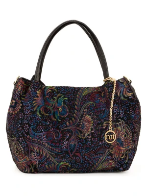 Mia Tomazzi Skórzana torebka "Gonfalone" w kolorze czarnym - 24 x 21 x 13 cm rozmiar: onesize