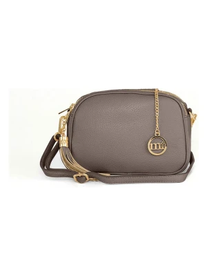 Mia Tomazzi Skórzana torebka "Gradisca" w kolorze szarym - 22,5 x 16 x 7 cm rozmiar: onesize