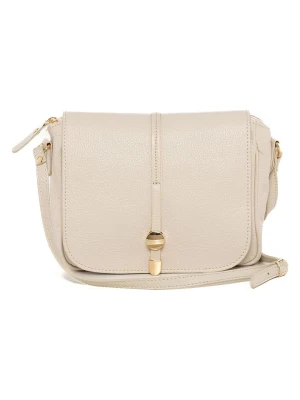 Mia Tomazzi Skórzana torebka "Monte Avella" w kolorze kremowym - 25 x 23 x 7 cm rozmiar: onesize
