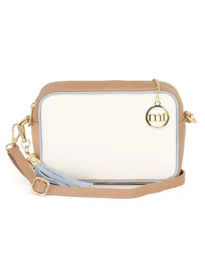 Mia Tomazzi Skórzana torebka "Venosta" w kolorze kremowym - 20 x 10 x 8 cm rozmiar: onesize