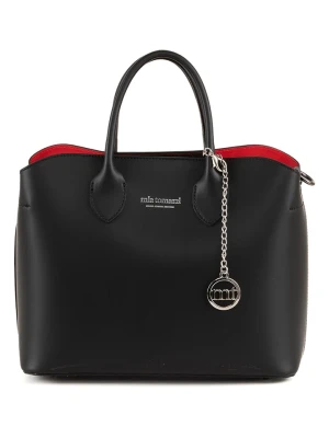 Mia Tomazzi Skórzana torebka w kolorze czarnym - 32 x 26 x 16 cm rozmiar: onesize