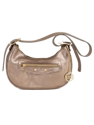 Mia Tomazzi Skórzana torebka w kolorze jasnoróżowym - 25 x 15 x 6,5 cm rozmiar: onesize