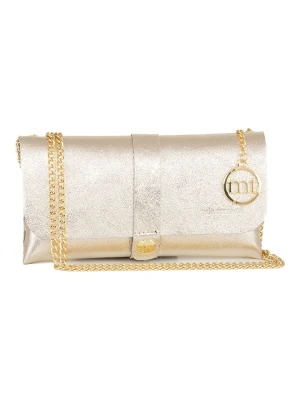 Mia Tomazzi Skórzana torebka w kolorze złotym - 24 x 13 x 6 cm rozmiar: onesize