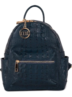 Mia Tomazzi Skórzany plecak w kolorze granatowym - 20 x 25 x 12 cm rozmiar: onesize