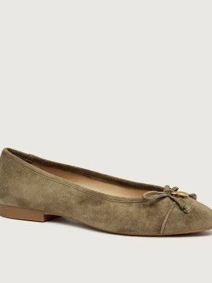 Michael Kors Baleriny Piper | zamsz zielony
