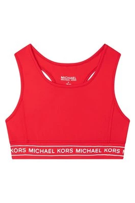 Michael Kors biustonosz sportowy dziecięcy R15105.114.150 kolor czerwony