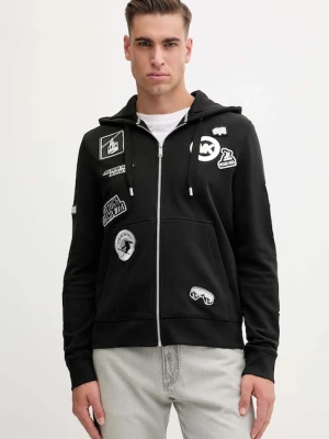 Michael Kors bluza męska kolor czarny z kapturem wzorzysta CF552V04MY