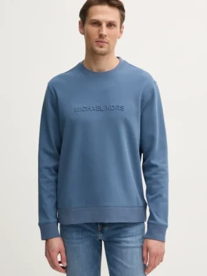 Michael Kors bluza męska kolor niebieski z aplikacją CF4528J5MF