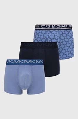 Michael Kors bokserki 3-pack męskie kolor niebieski