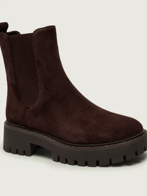 Michael Kors Botki Asher | zamsz brązowy
