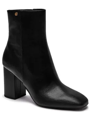 Michael Kors Botki na słupku HAZEL | z dodatkiem skóry