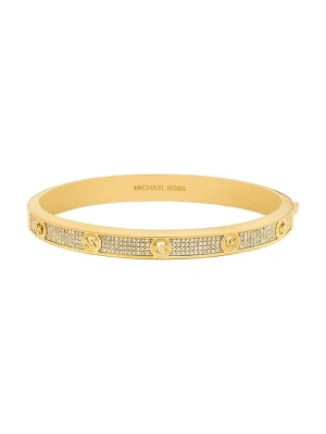 Michael Kors bransoletka damska mosiężna z cyrkonią złoty