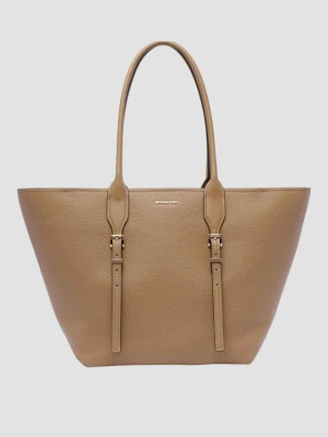 MICHAEL KORS Brązowa shopperka ze skóry