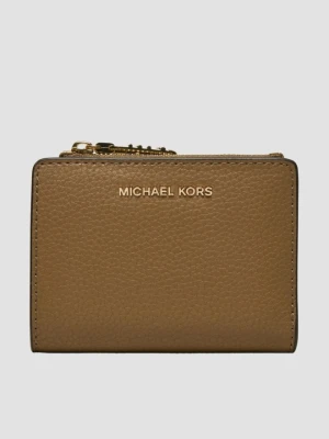 MICHAEL KORS Brązowy portfel skórzany