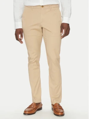 Michael Kors Chinosy CS4301KDR2 Beżowy Slim Fit