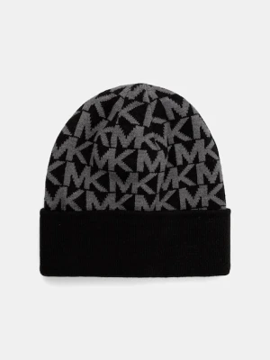 Michael Kors czapka dwustronna kolor czarny MKMC538493