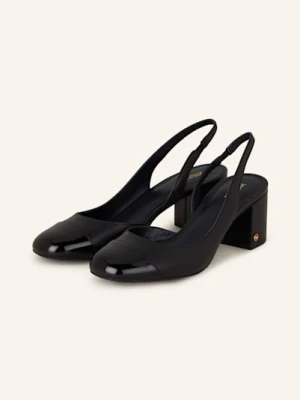 Michael Kors Czółenka Z Odkrytą Piętą Perla schwarz