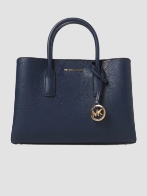 MICHAEL KORS Granatowa torebka SM Satchel