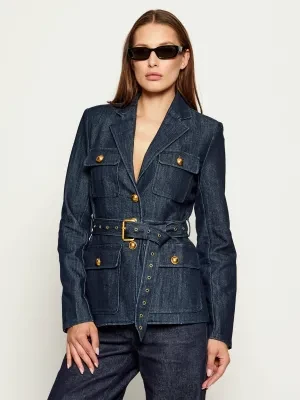 Michael Kors Jeansowy żakiet | Slim Fit