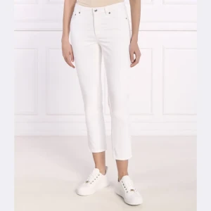 Michael Kors Jeansy SIDE SLIT JEANS | Slim Fit | mid waist