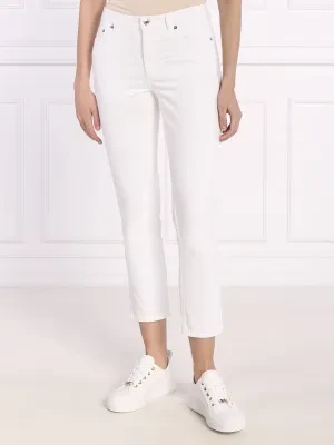 Michael Kors Jeansy SIDE SLIT JEANS | Slim Fit | mid waist