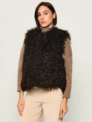 Michael Kors Kamizelka | Regular Fit brązowy