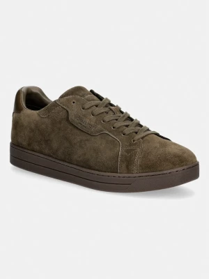Michael Kors Keating Lace Up sneakersy męskie zamszowe zielony