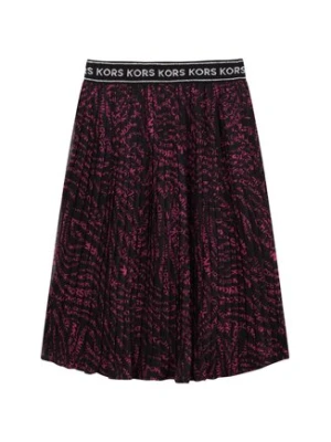 MICHAEL KORS KIDS Spódnica plisowana R13121 S Czarny Regular Fit