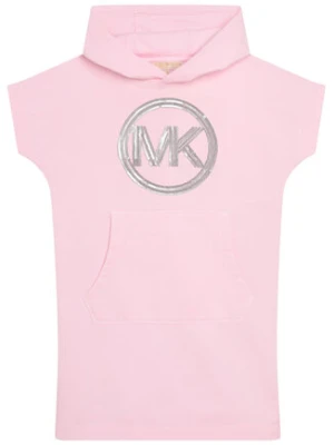 MICHAEL KORS KIDS Sukienka dzianinowa R12140 S Różowy Regular Fit