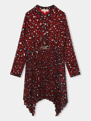 MICHAEL KORS KIDS Sukienka koszulowa R12175 Czerwony Regular Fit
