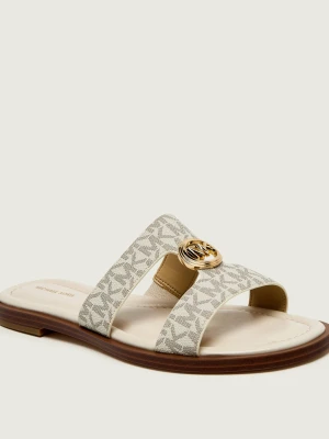Michael Kors Klapki ERIN FLAT beżowy