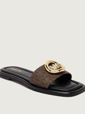 Zdjęcie produktu Michael Kors Klapki MILAN | z dodatkiem skóry brązowy