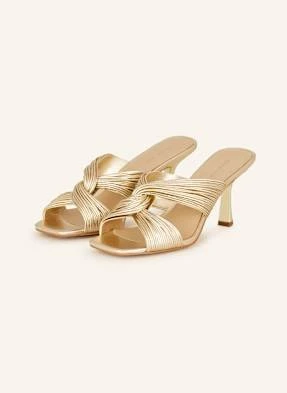Michael Kors Klapki Typu Mules Alessia gold