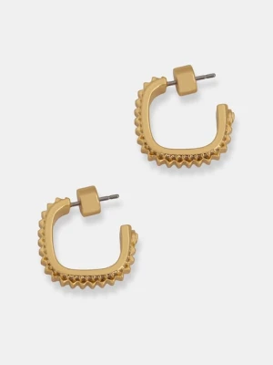 Michael Kors kolczyki damskie pozłacane z cyrkonią
