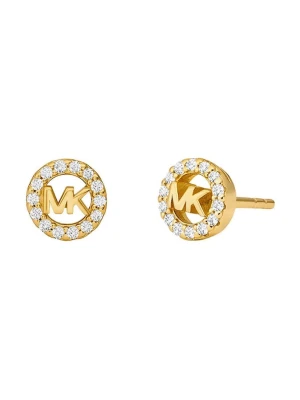 Michael Kors kolczyki srebrne złoty