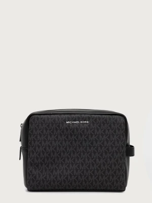 Michael Kors kosmetyczka męska z imitacji skóry HUDSON czarny
