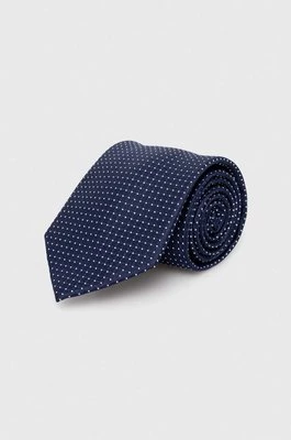 Michael Kors krawat jedwabny kolor granatowy MK0DT00074