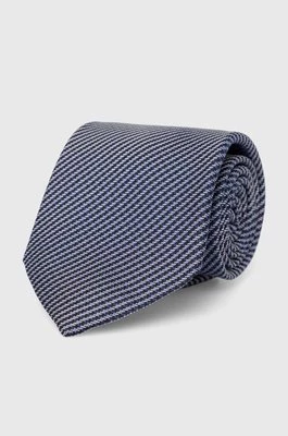 Michael Kors krawat jedwabny kolor granatowy