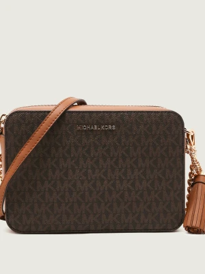 Michael Kors Listonoszka Ginny brązowy