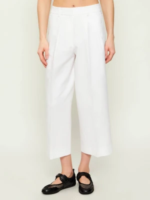 Michael Kors Lniane spodnie | Loose fit