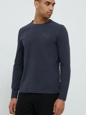 Michael Kors Longsleeve bawełniany kolor granatowy melanżowy 6BR6K11011