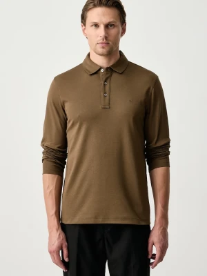 Michael Kors longsleeve męski bawełniany zielony