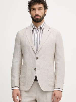 Michael Kors marynarka jednorzędowa męska lniana