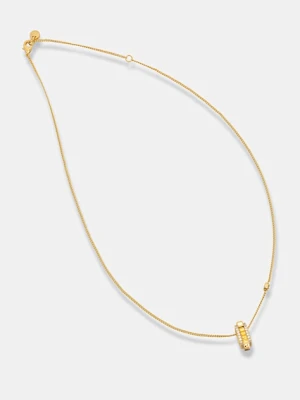 Michael Kors naszyjnik z zawieszką damski pozłacany z cyrkonią