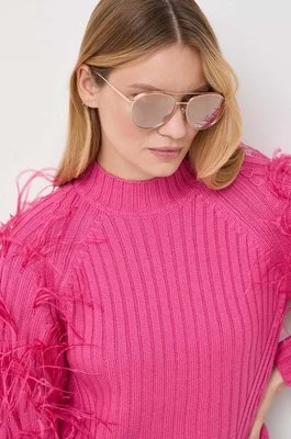 Michael Kors okulary przeciwsłoneczne ARCHES damskie kolor różowy 0MK1138
