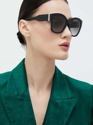 Michael Kors okulary przeciwsłoneczne BAJA damskie kolor czarny 0MK2164